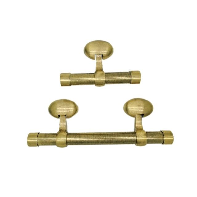 High Polished Funeral Coffin Hardware With T Bar And Steel Bar 30cm