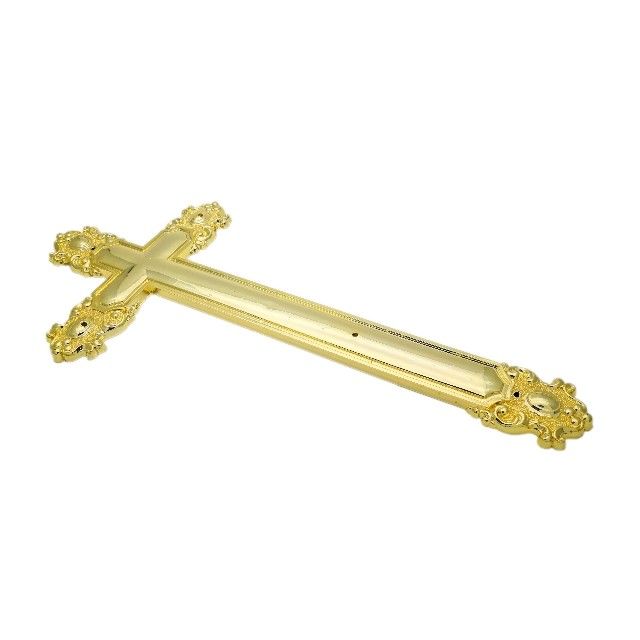Burial Casket Cross ABS Plastic 45*21cm Nail Mounted European Style