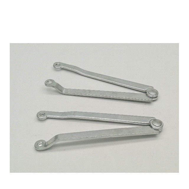 3mm Steel Casket Lid Support Arm Nickel Finished Casket Hardware Kit