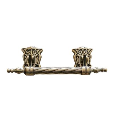 Antique Brass Coffin Long Bar Handles Zinc 30*9.5cm Electronic Plated